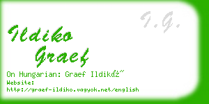 ildiko graef business card